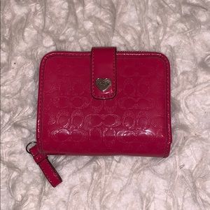 Pink Coach Wallet